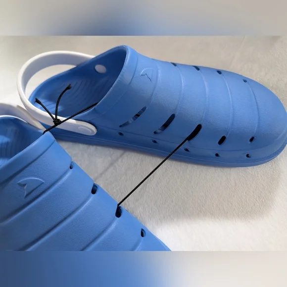 Men clogs size 13, blue color, washable comfortable - Picture 3 of 7